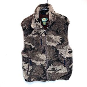Women’s Cabela’s Sherpa fleece heavy lined vest L
